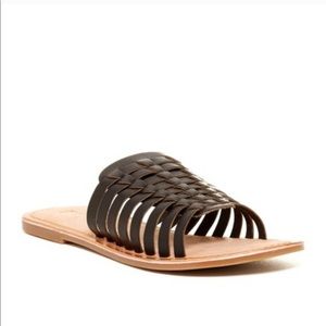 TOMKAT Open Toe Slide Sandal BC Footwear - Brown